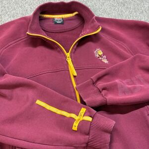 Vintage Nike Team Arizona State ASU Sun Devils Full Zip Fleece Jacket Mens L